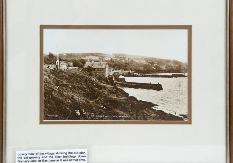 Framed Photo of the Braes, old Granary and Pier, Newport