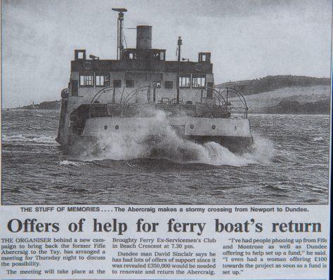 Campaign to Bring Back the Abercraig Ferry