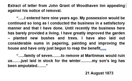 Woodhaven Inn Tenant's Appeal