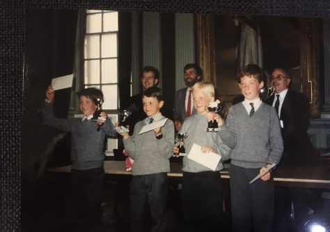 Newport Primary School Winning Team, Scotquiz 1990